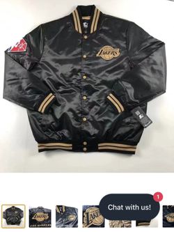 NEW NBA LA Laker Bomber Jacket 75th Anniversary Limited Edition