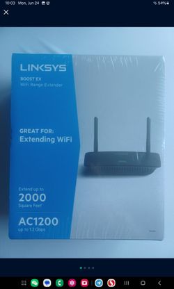 Linksys AC1200 Extending WIFI 2000 feet *******NEW