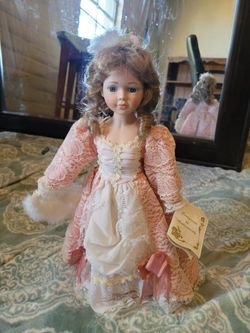 Porcelain Doll with stand