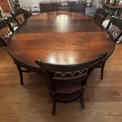 Italian Made Wood/veneer Dining SEt