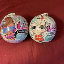 2 LOL BALLS,  WINTER CHILL SERIES & HOLIDAY PRESENT SURPRISE SERIES 2
