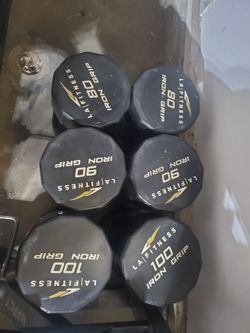 Iron Grip Dumbbells