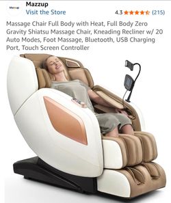 Mazzup Full‑Body Massage Chair — $420 (Must Sell!)