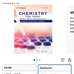 Chemistry for today 10th edition