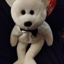 Groom "Mr" TY White Wedding Bear