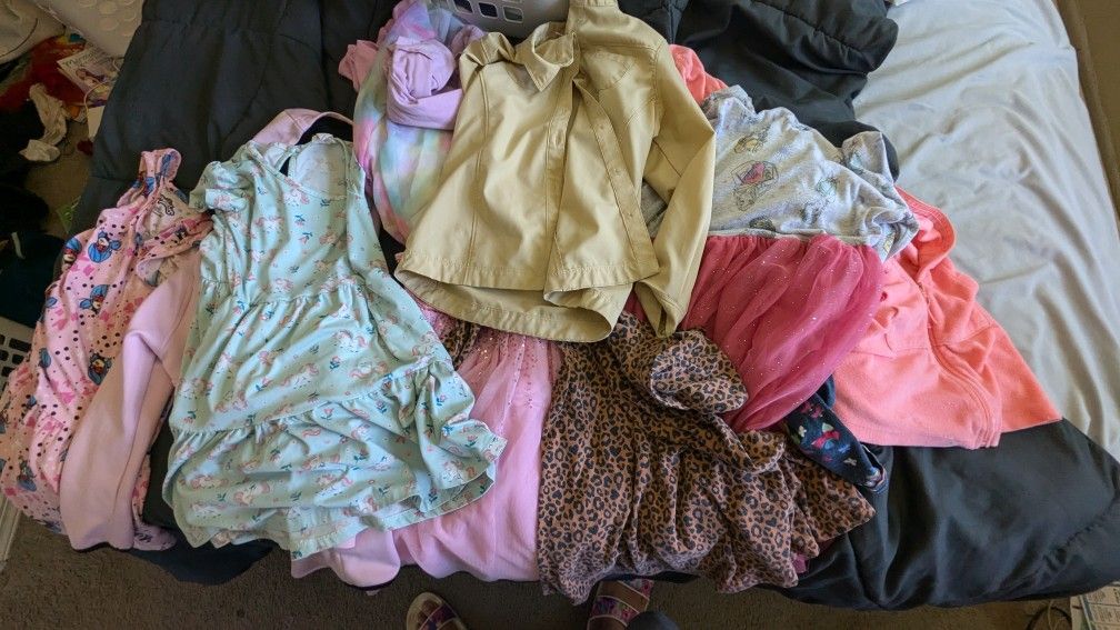 lot of girls' clothes size 5-10