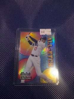 Shohei Ohtani Topps Chrome All-Etch Baseball Card