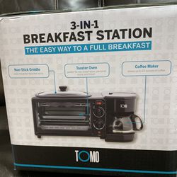 Toaster Oven  & 3-in-1 Breakfast Station