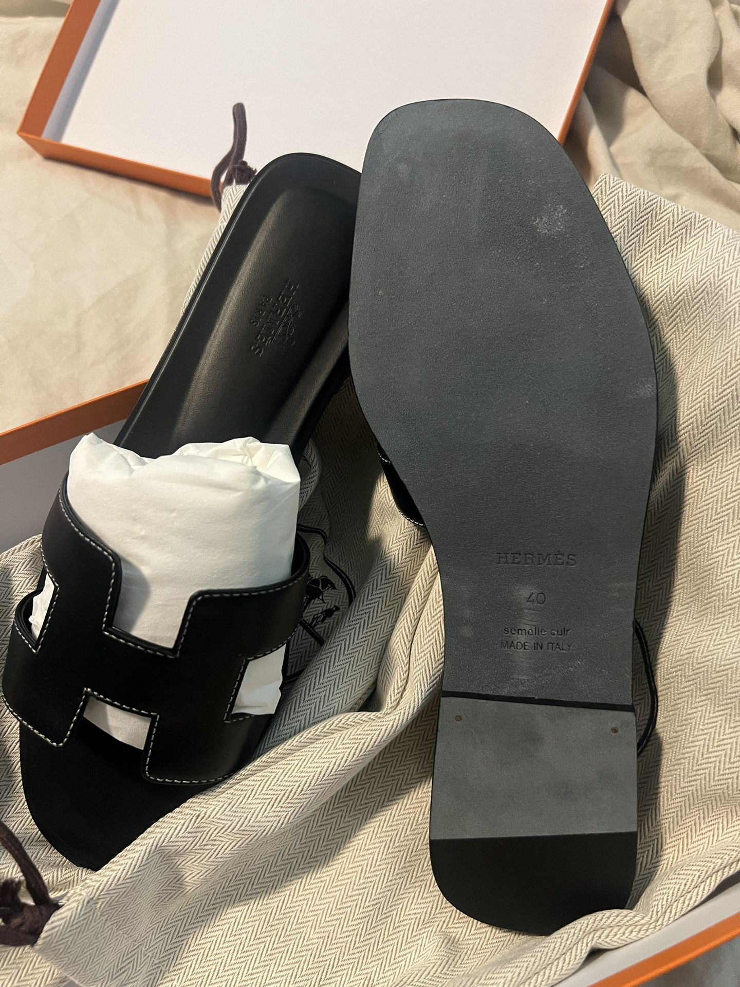 Hermes Sandals Size 40 (10) Women