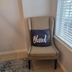 Tall back Tan Chair