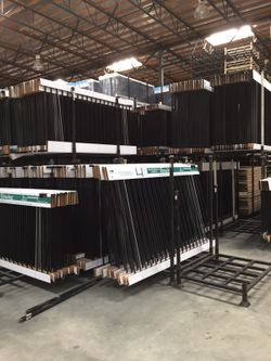 Wrought iron steel fence panels 5' h x 8' w