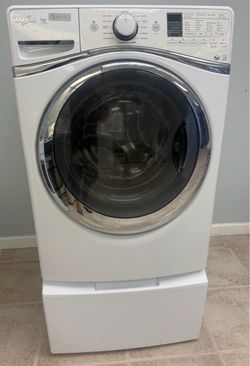 Front-Loaded Washing Machine on the Pedestal