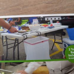 Trash Bag Holder For Picnic Table