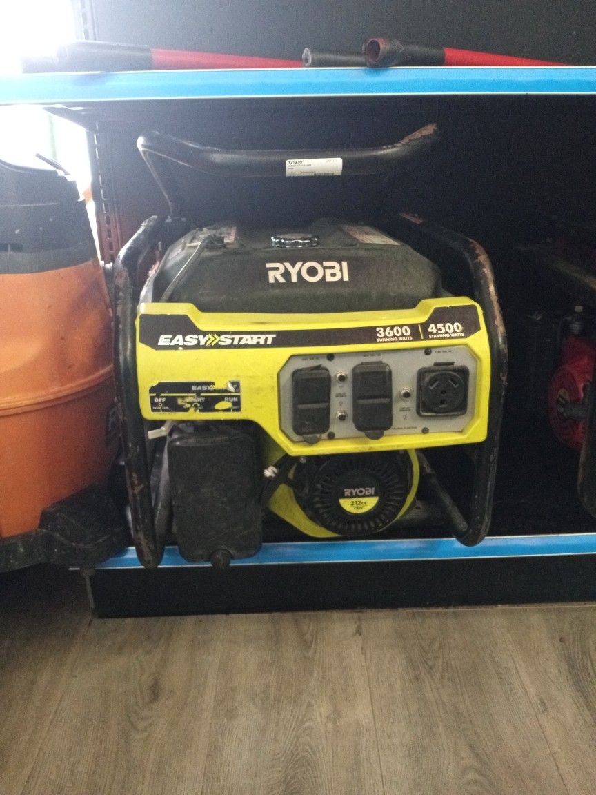 Ryobi Generator