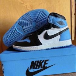 Nike Air Jordan 1 Retro High OG UNC Toe DZ5485-400 Men’s Size 12 Brand New