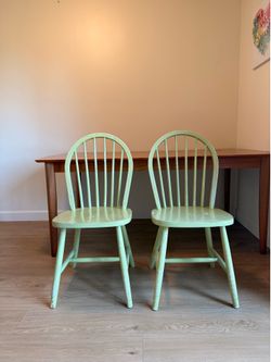 2 dining room chairs