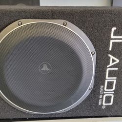 JL Audio 12 Inch Subwoofer With box and amp