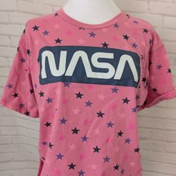 Hyper Space Cropped Shirt Size L