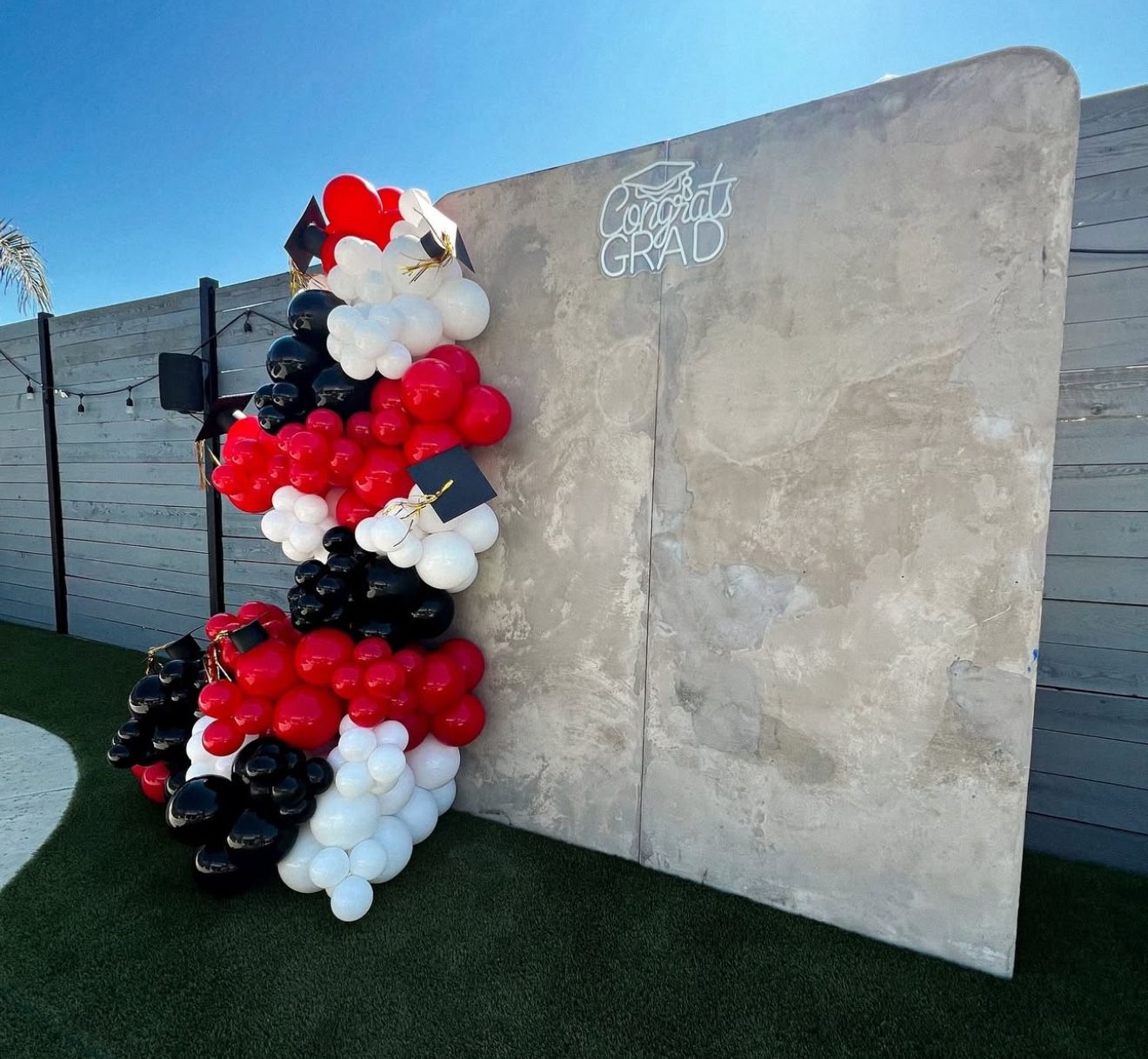 Faux Cement Backdrop