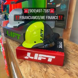LIFT DAX Hard Hat Full Brim HI VIZ Yellow **(FINANCIAMOS/WE FINANCE)**