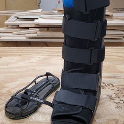 Advanced Ortho Tall Walker Boot - Blue (Size W14/M13.5) with Evenup