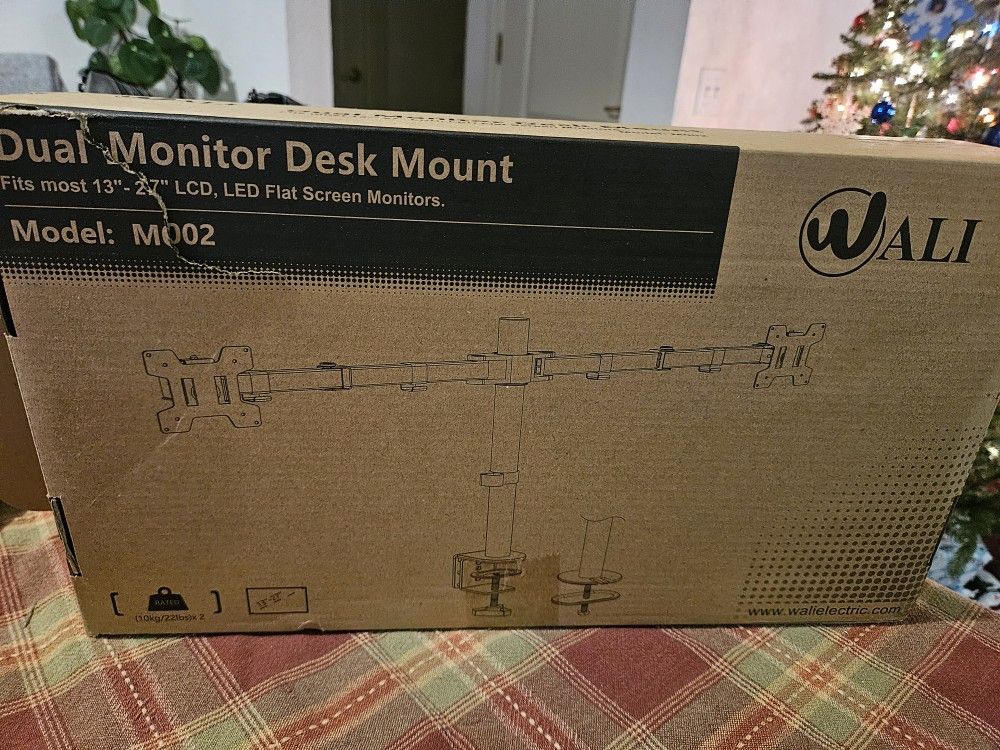 New - Dual Monitor Desk Mount 