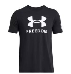 Under Armour BOYS Freedom Big Logo Flag Graphic T-Shirt Youth LG