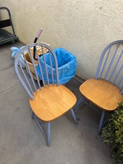 Wood chairs