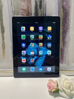 Apple iPad Black A1396 64GB Tablet 9.7” iOS 9.3.5 - $25