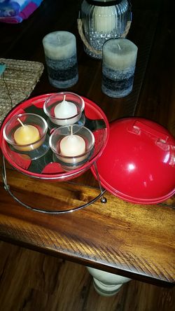 Party lite bbq candle holder