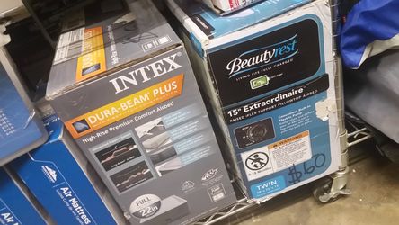 Full Intel blow up mattresse ($55) twin beauty sleep blow up mattress (60)
