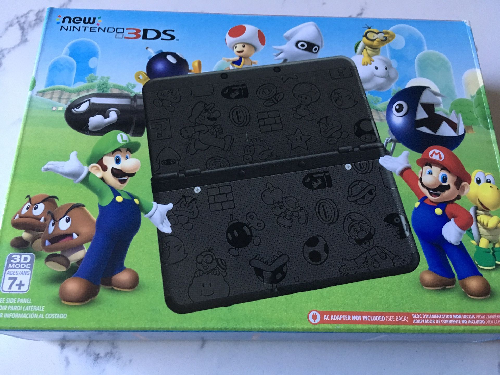 Super Mario black 3ds special edition adult owned
