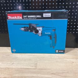 6.6 Amp 3/4 in. Corded Hammer Drill with Torque Limiter Side Handle Depth Gauge Chuck Key Hard Case 6.6 Amp 3/4 in. Corded Hammer Drill with Torque Limiter Side Handle Depth Gauge Chuck Key Hard Case