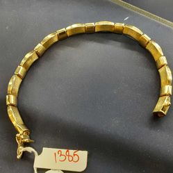 Bracelet - Yellow Gold 14k (.585) 12.8 grams 8 inch