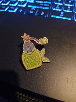Mermaid Perfume Bottle Enamel Pin