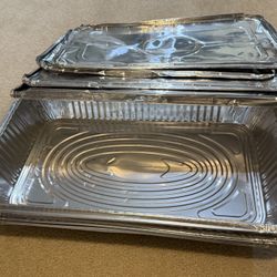 4 Sets of XL Aluminum Tins/lids