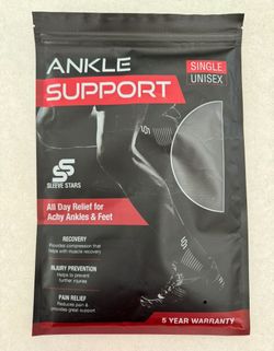 Ankle Support, Compression Sleeve (New)