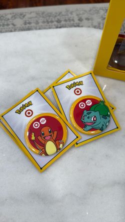 Pokemon x Target Pin Collection Badge Lot of (2)