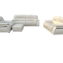 4 Piece Modular Italian Leather Set! Delivery Available!