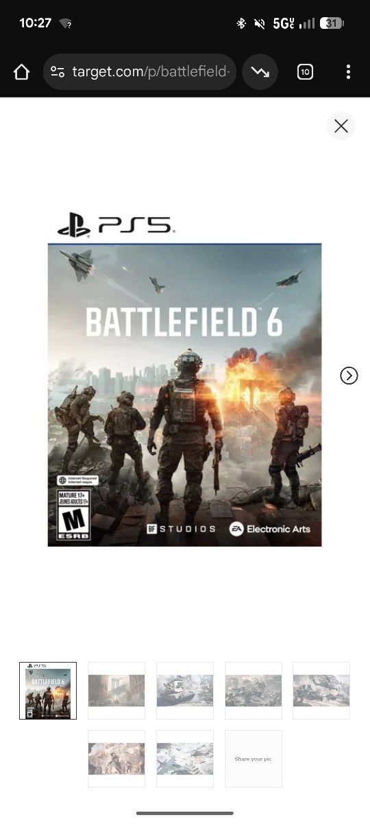 Battlefield 6 PS5 PlayStation 5 Game