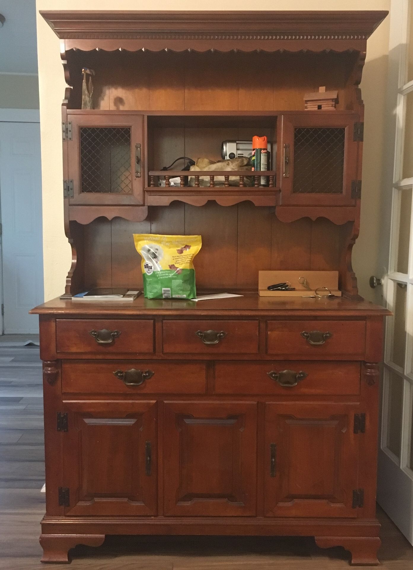 Antique Hutch China Cabinet
