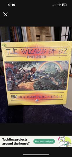 HOLIDAY GIFT FIND - 1000 PIECE WIZARD OF OZ PUZZLE - SEALED  $50 