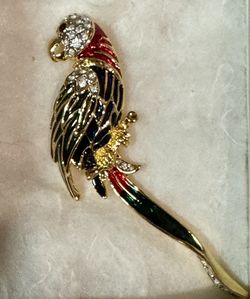 Parrot Brooch Pin