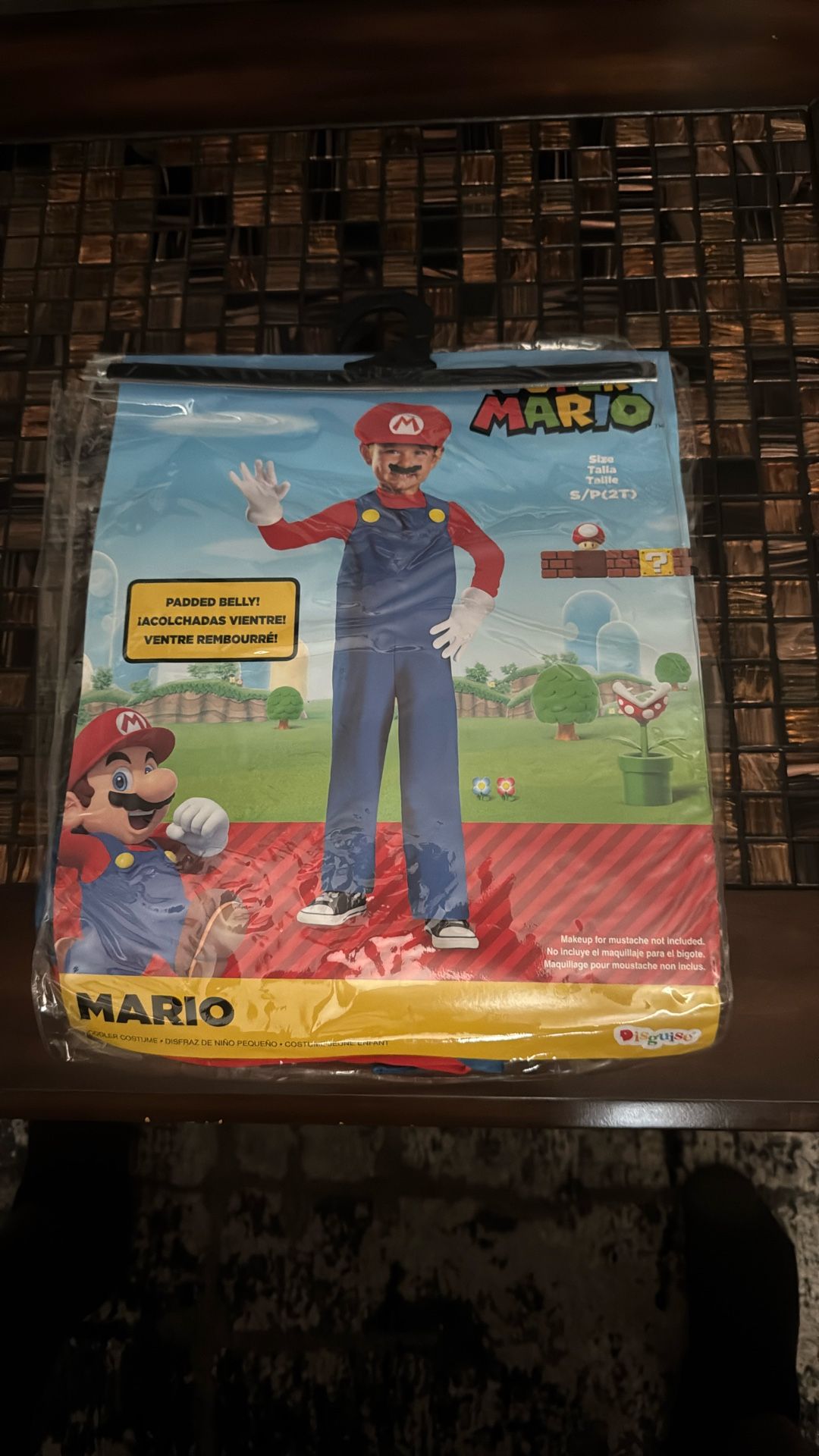 Super Mario Brothers Mario Costume Toddler Unisex Halloween