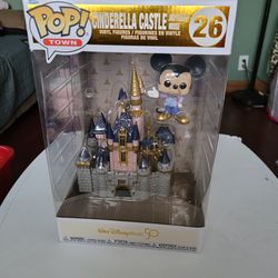 Funko Pop Cinderella Castle And Mickey Mouse 
