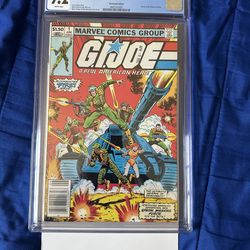 G.I. Joe A Real American Hero #1 CGC 9.2 1st App Snake-Eyes 1982 Newsstand