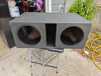 Dual 12" large Ported rhinolined box