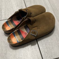 Birkenstock - Boston, Suede, Size 9 Men’s