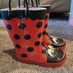 Western Cheif Ladybug Rain Boots