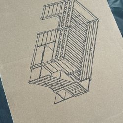 Twin Loft Bed With Stairs White 